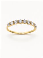 Anello Donna in Oro giallo Zircone Vidali Gioielli ANOR-93-34